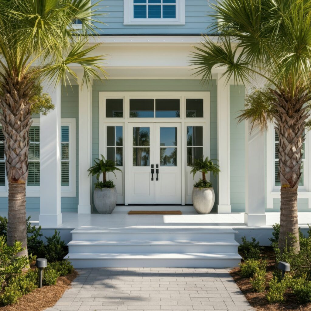 Main entrance door